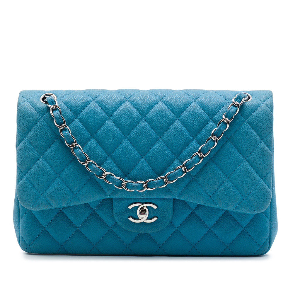Pre-Loved Chanel Jumbo Classic Caviar Double Flap